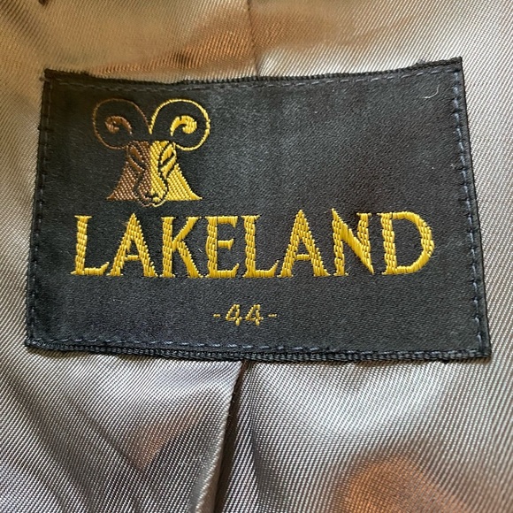 Lakeland Men's Classic Gray Wool Over Coat Sz 44 - Picture 2 of 14